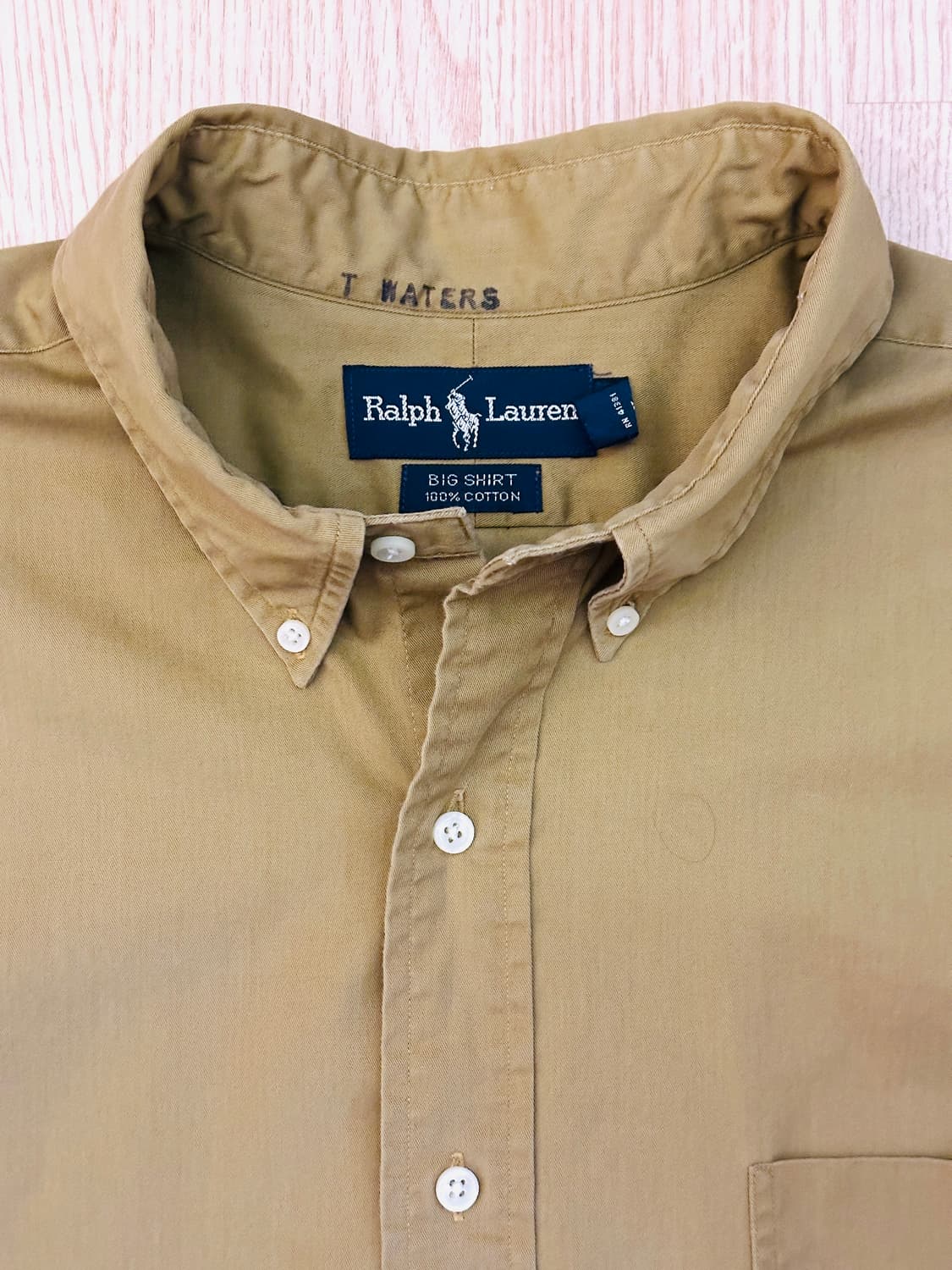 랄프로렌 빅셔츠 마일드 브라운 칼라 상품이미지1
