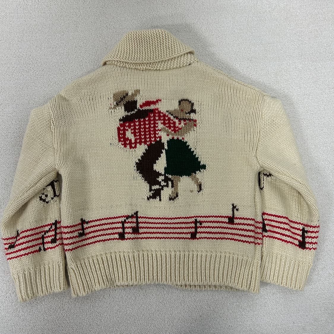 빈티지 헤비울 댄스 코위찬 가디건 상품이미지6