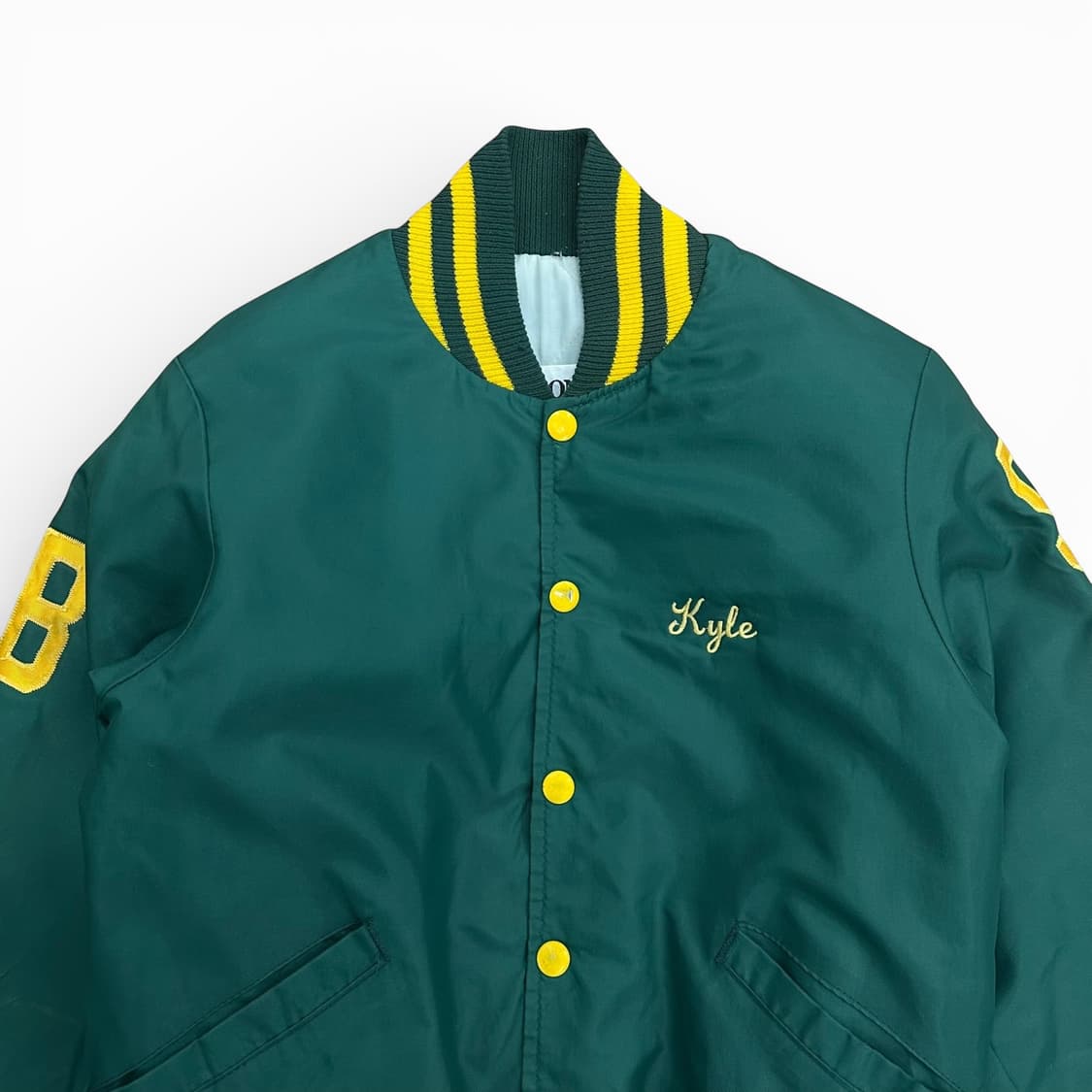 green button Stadium jacket 상품이미지2