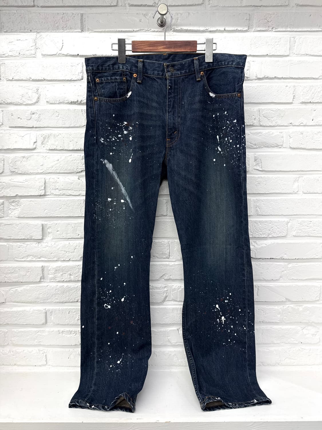 리바이스 505 페인팅 데님팬츠 상품이미지4