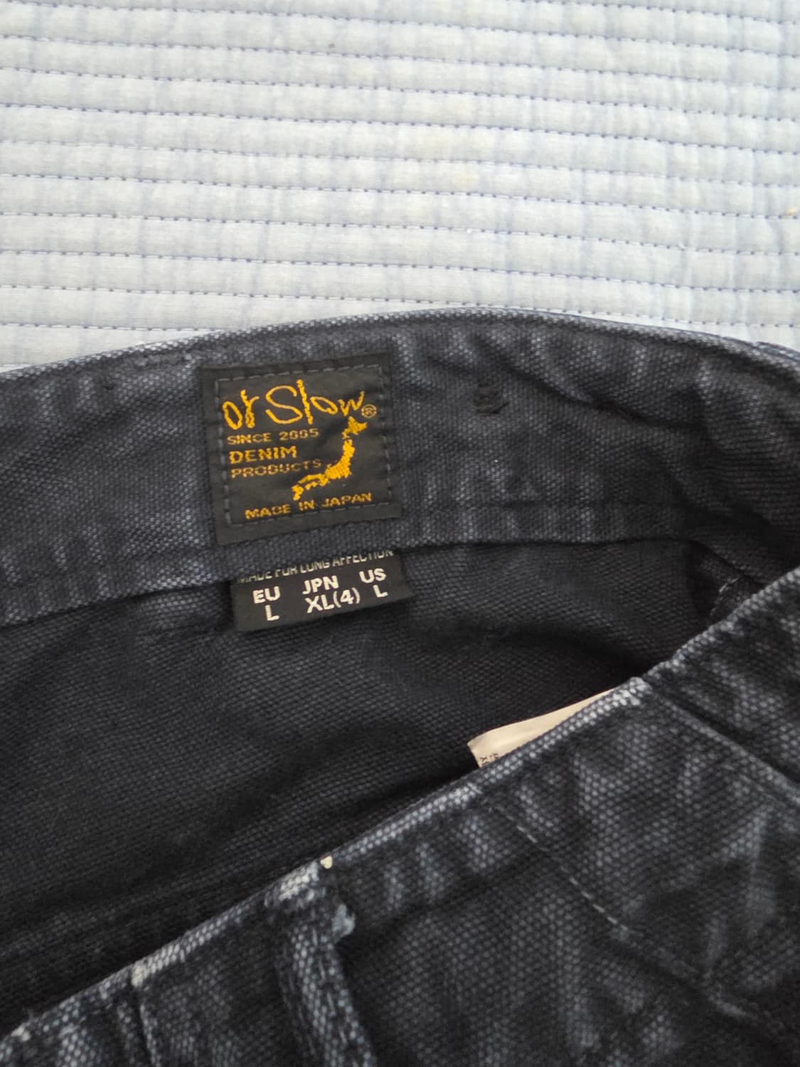 오어슬로우 페인트 퍼티그 팬츠 XL 상품이미지4