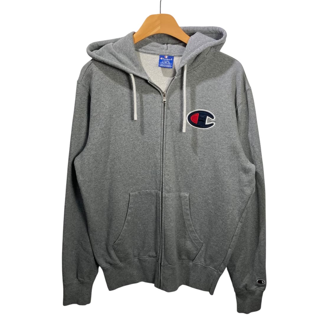 챔피온 그레이 후드집업 상품이미지2