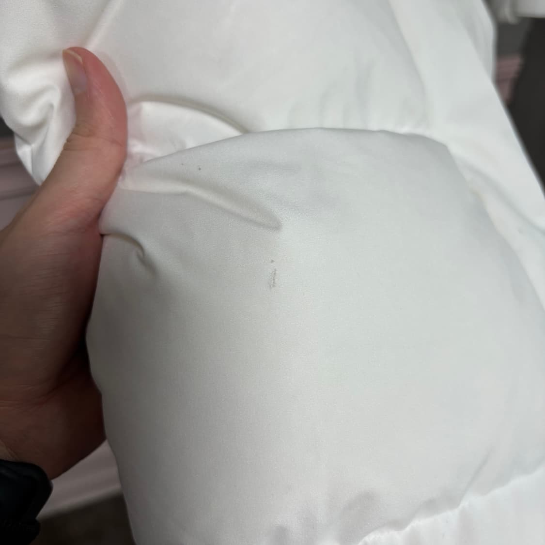 디스커버리 구스다운 롱패딩 화이트 상품이미지4