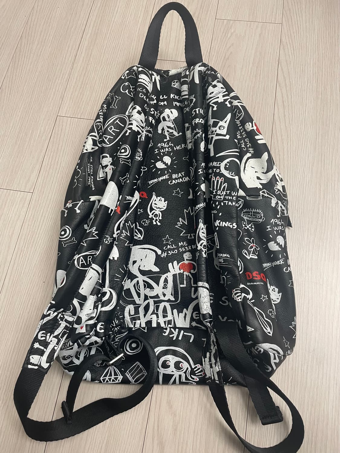 디스퀘어드 가죽백팩 상품이미지4