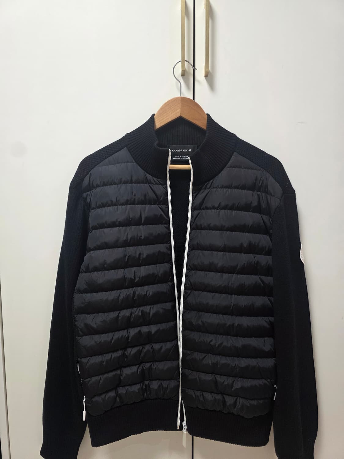 캐나다구스 하이브릿지 니트패딩 화이트디스크 [L] 상품이미지1