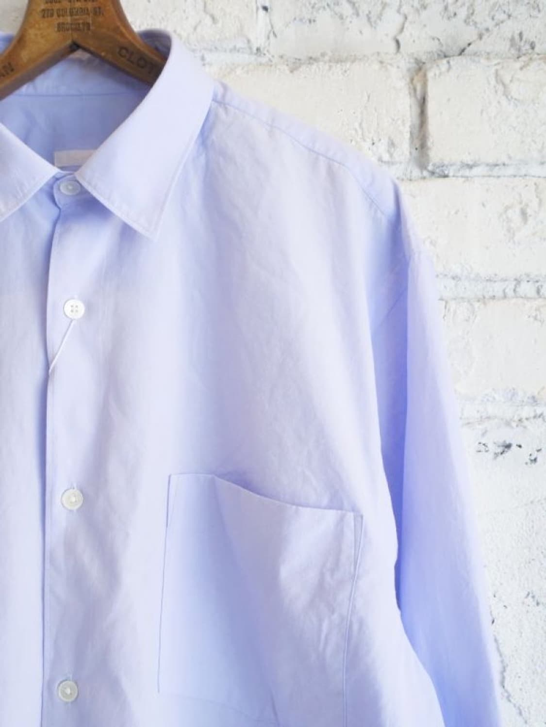 4) 코모리 뉴실루엣 Sax 삭스 셔츠 상품이미지2