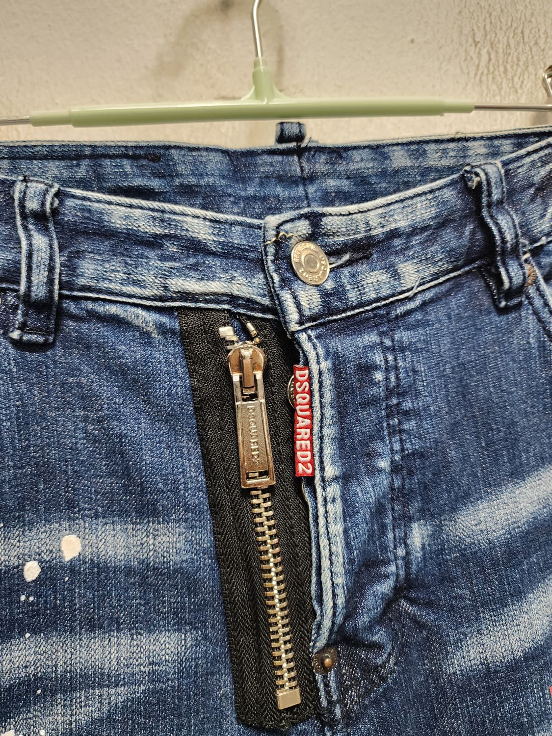 디스퀘어드2 2중지퍼 데미지 청바지 상품이미지5