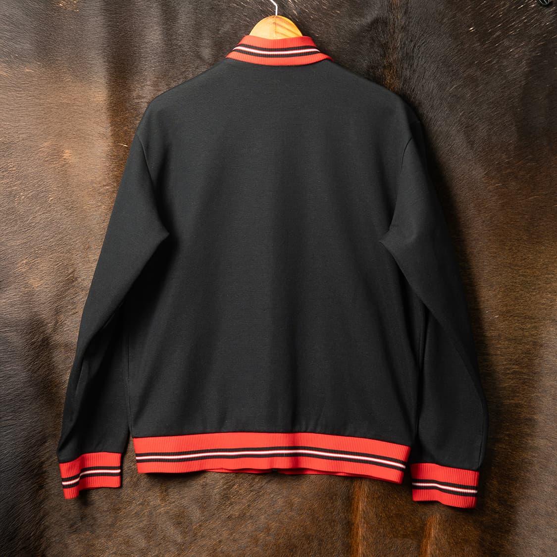 [105] 80s 아디다스 by 데상트 ATS-202 트랙탑 블랙  상품이미지5