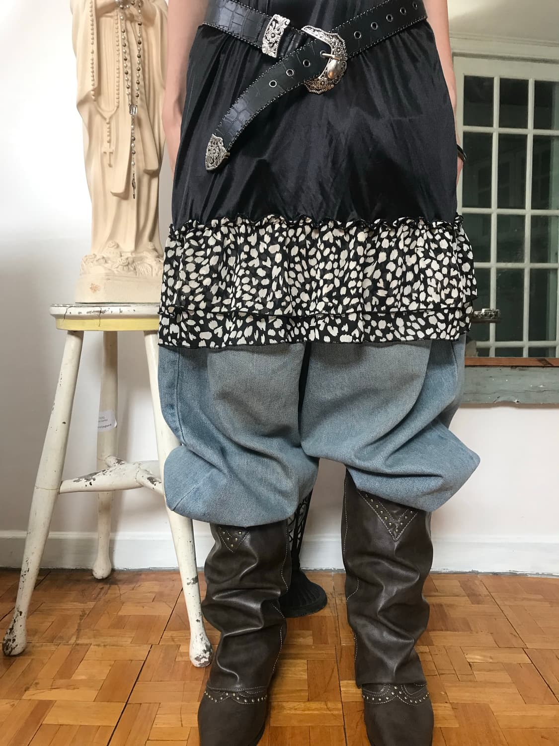 vintage frill slip one-piece 상품이미지3