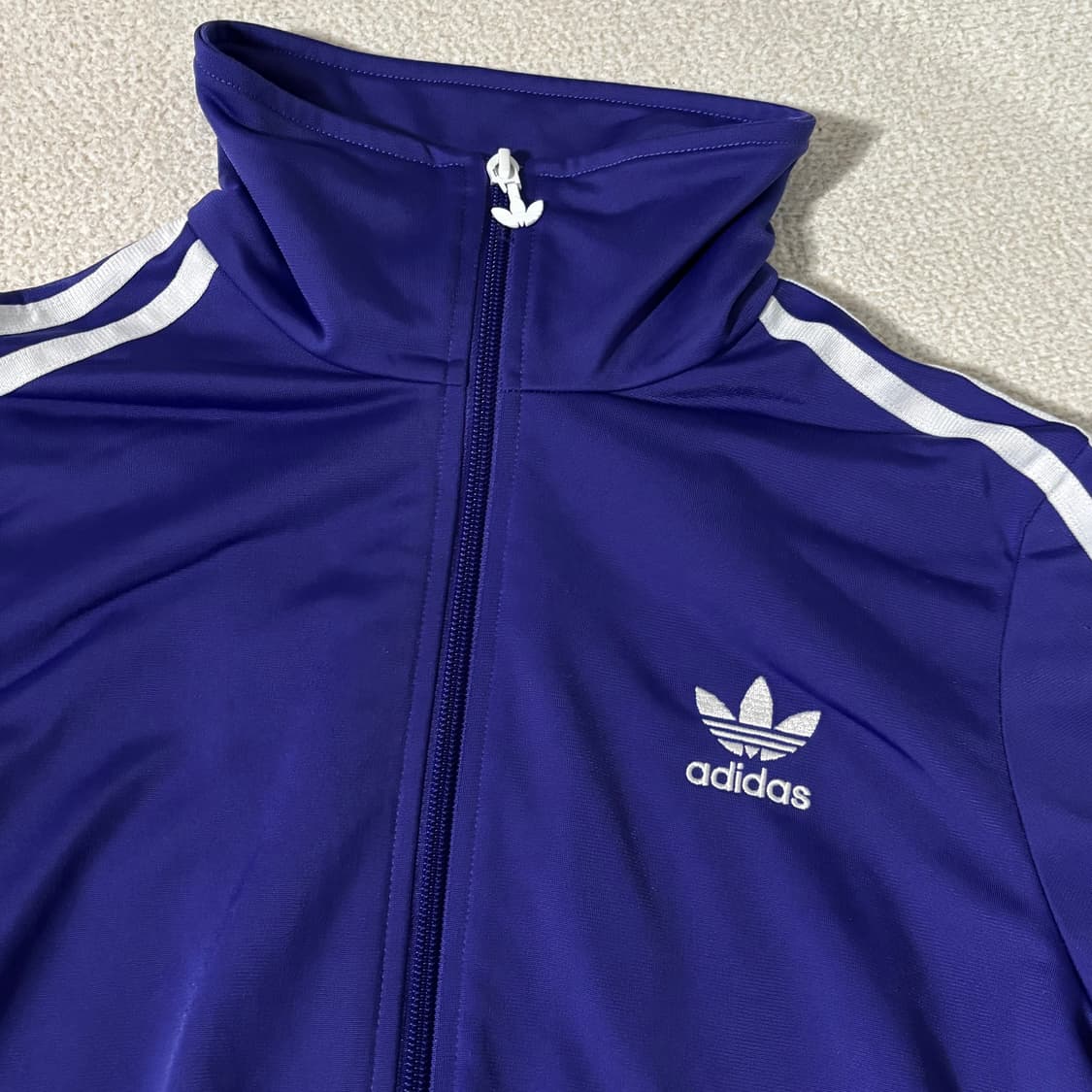 아디다스 파이어버드 퍼플 트랙탑 딱붙핏 져지 상품이미지4