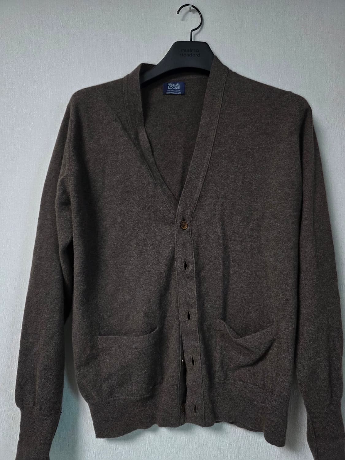 윌리엄로키 캐시미어 100가디건 상품이미지1