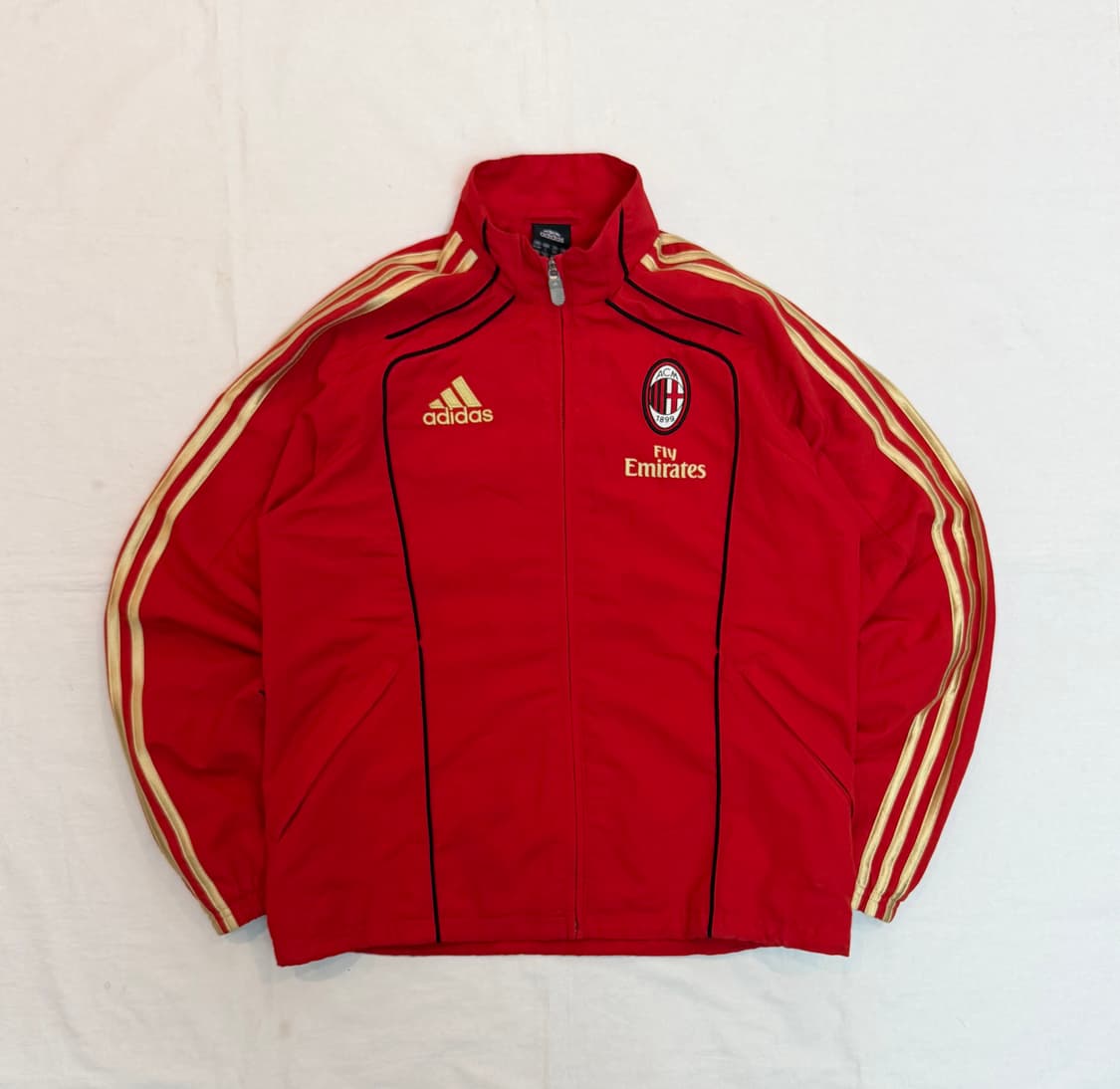 해외한정) 아디다스 10-11 AC밀란 바람막이 레드 상품이미지1