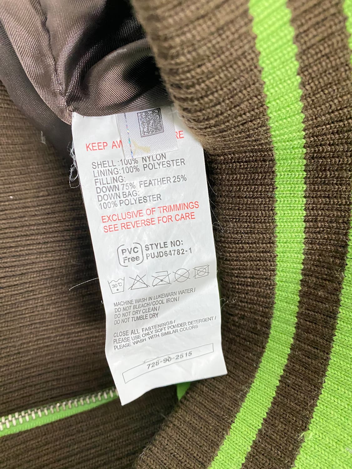  푸마 puma 숏패딩 오리털 패딩 점퍼 S 상품이미지6