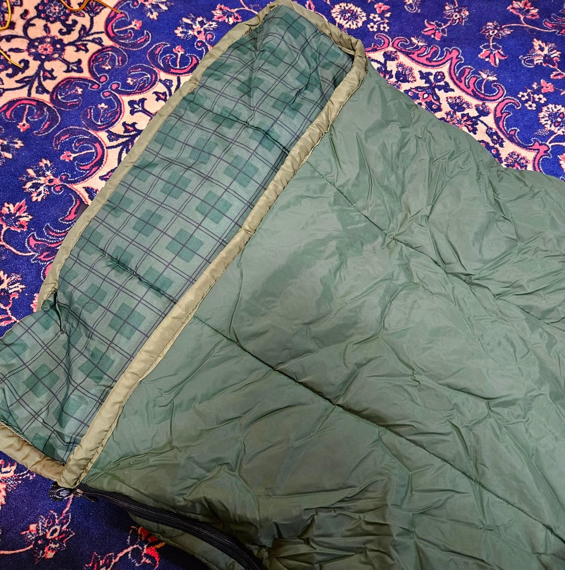 DUCK High Quality 오리털 밀리터리 카키 캠핑 침낭 상품이미지6