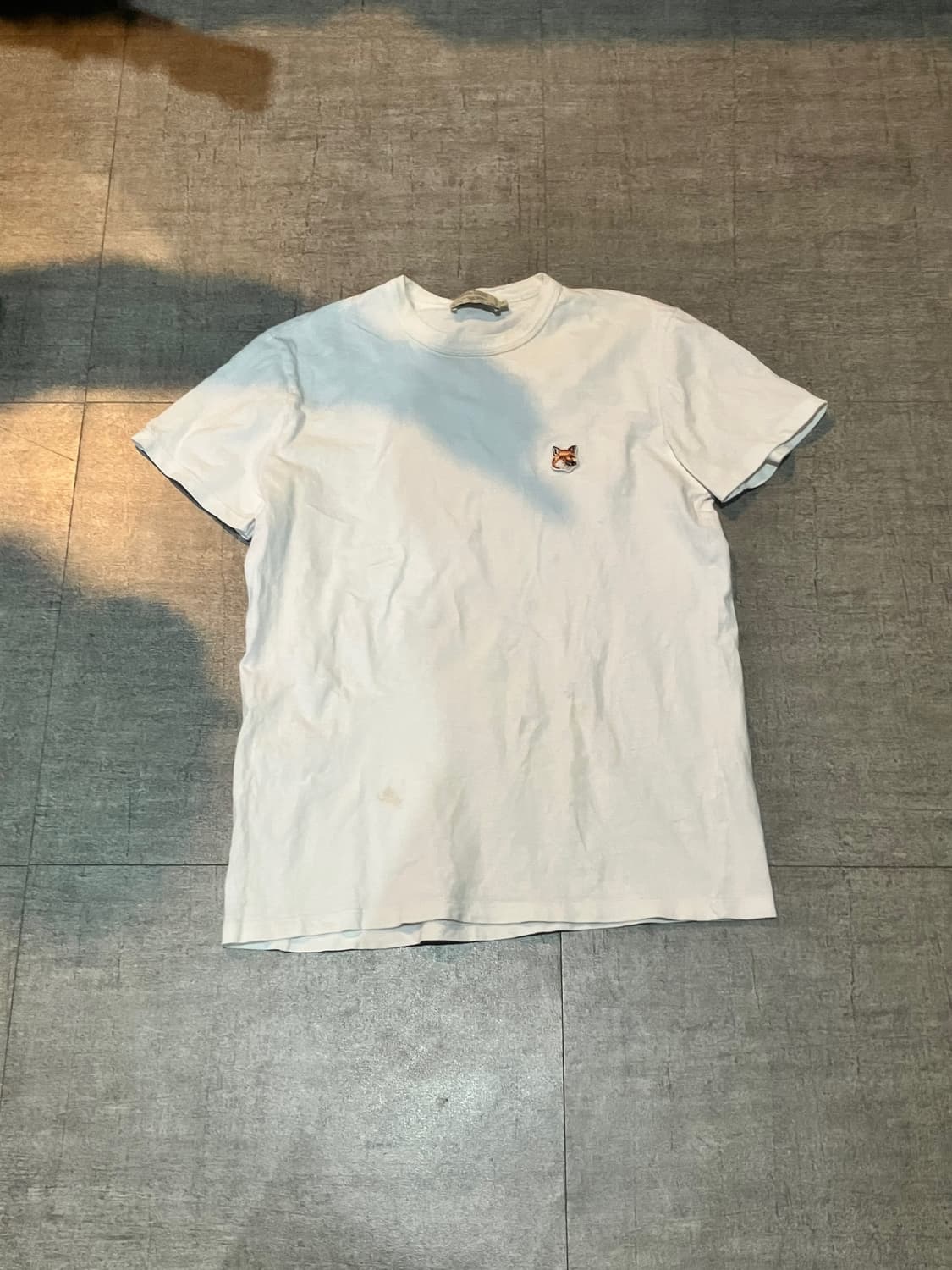 Maisonkisune 메종키츠네 폭스헤드 가슴로고 반팔티셔츠 상품이미지1