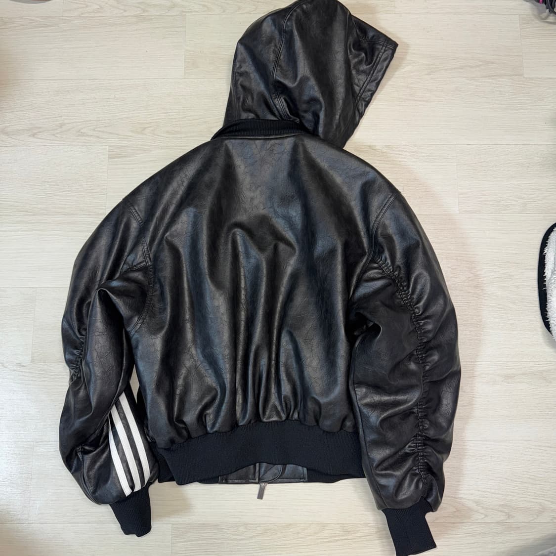 아딜레늄 시즌 3 빈티지 포우 레더 재킷 상품이미지5