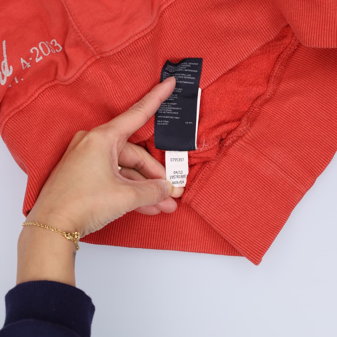 [S] 타미힐피거 빈티지 후드티 1219H1 상품이미지6