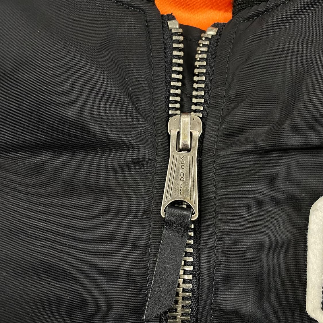 쇼트 블랙 Ma-1 항공 봄버 점퍼 (100) 상품이미지8