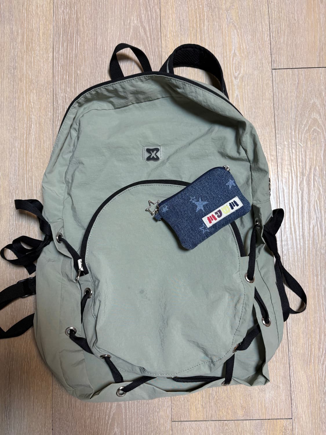 무음 네스트 백팩 민트 상품이미지1