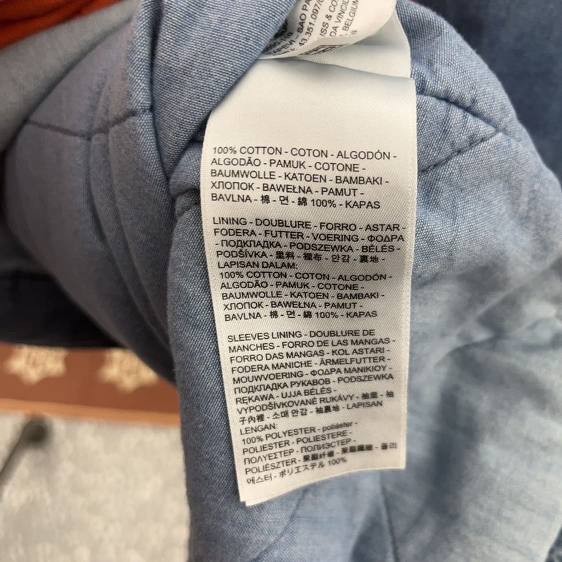 리바이스 캐주얼 빈티지 오버핏 데님 봄버 자켓 L C08864 상품이미지6