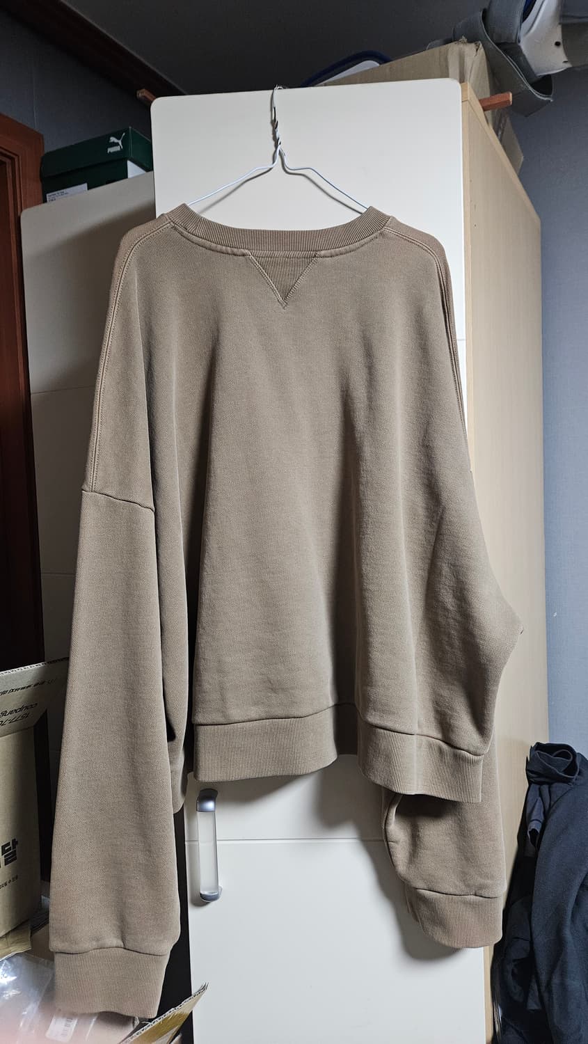 엔타이어 스튜디오 맨투맨 브라운 상품이미지5