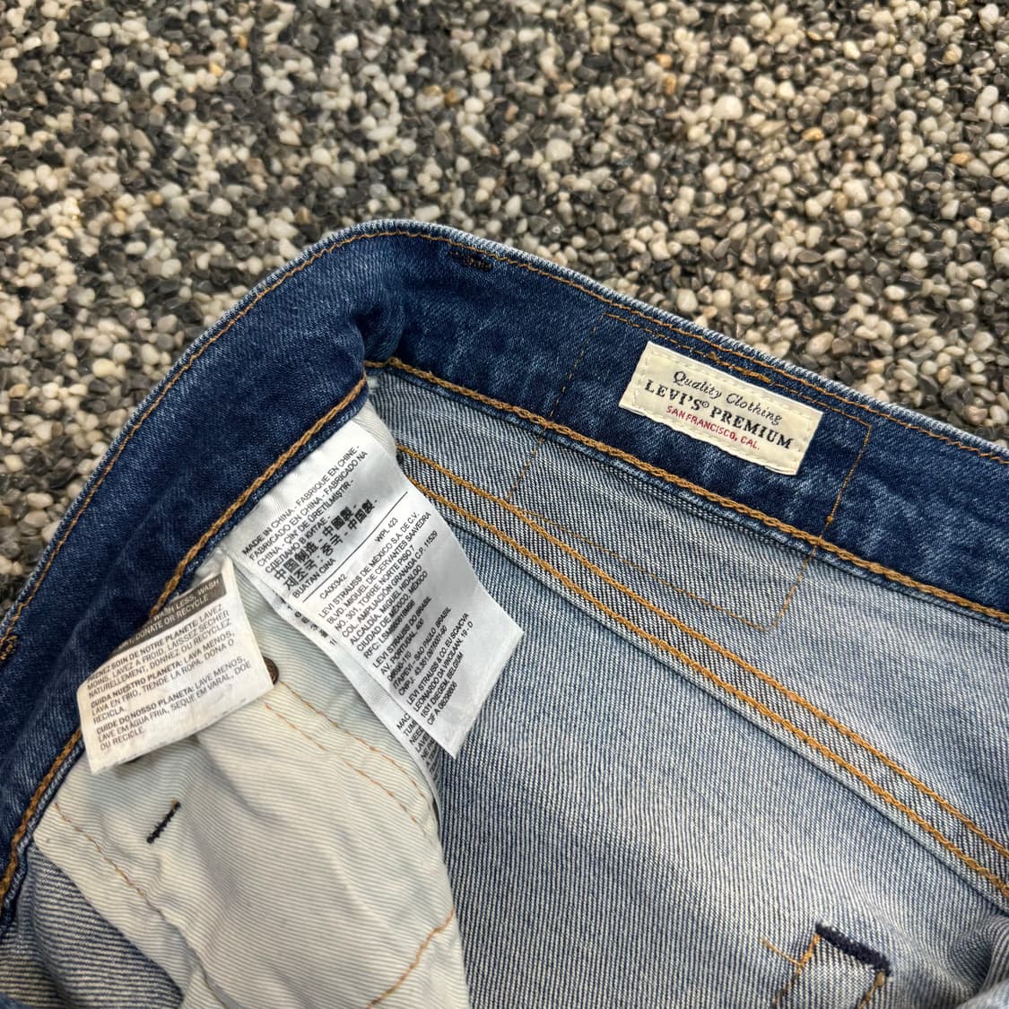 리바이스 511 중청 쇼트 데님 (32)   상품이미지5