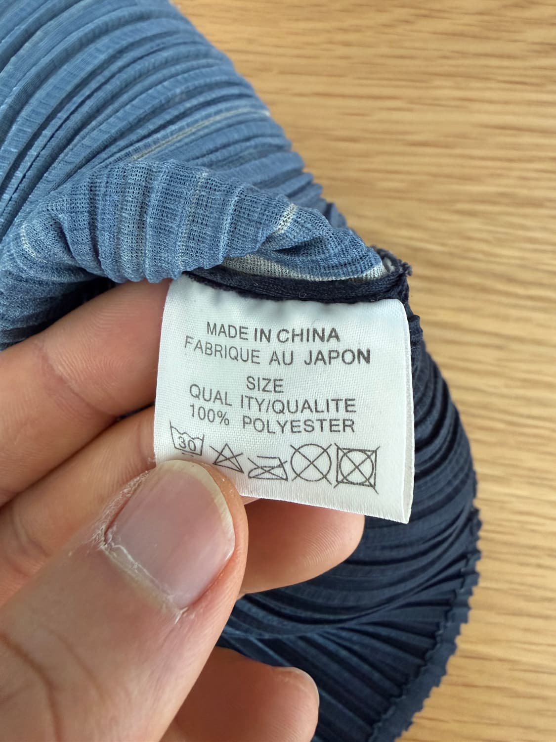 Pre owned 도트 플리츠 탑 상품이미지6