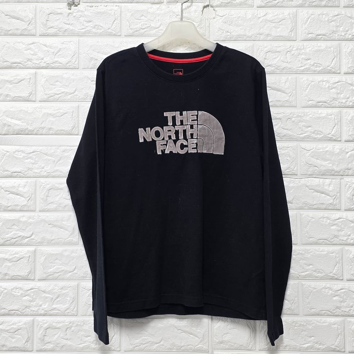 택포_ 노스페이스 블랙 긴팔 티셔츠 90 eha 상품이미지1