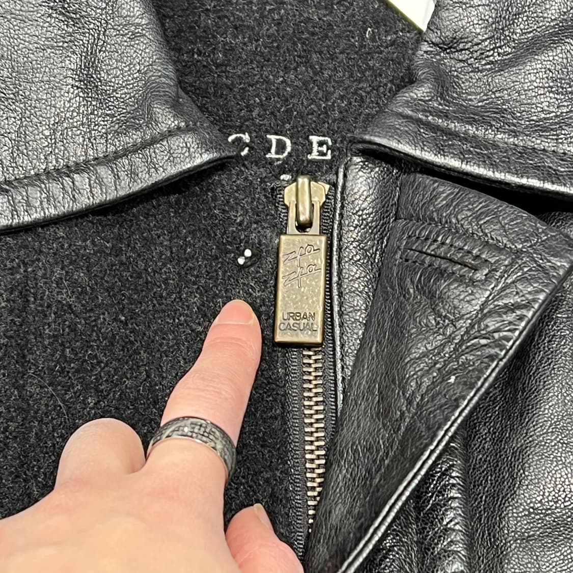 지오지아 레더자켓 s08879 상품이미지5