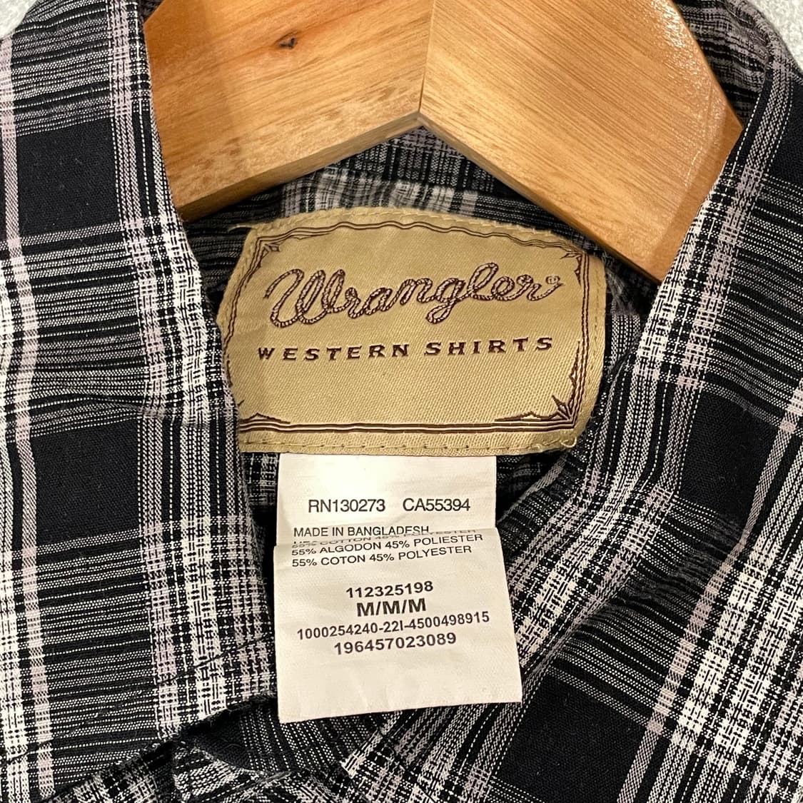 (M) Wrangler 랭글러 웨스턴 반팔 셔츠 상품이미지6