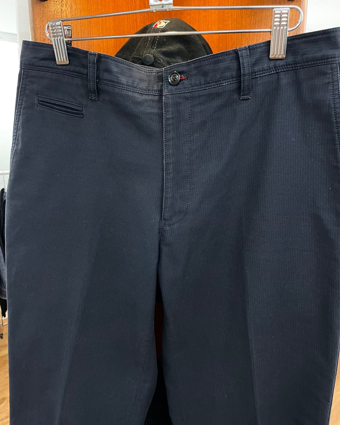 [31] 버버리 스트라이프 코튼 팬츠 상품이미지5