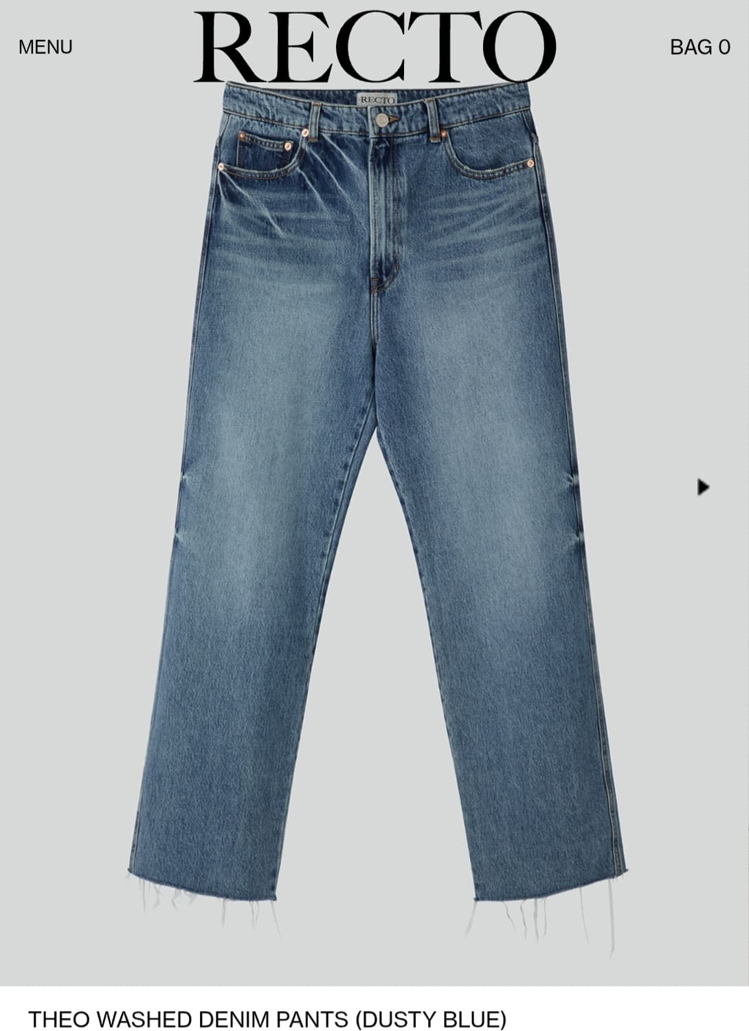 (구매) 렉토 테오 데님 더스트 블루 M사이즈 상품이미지1