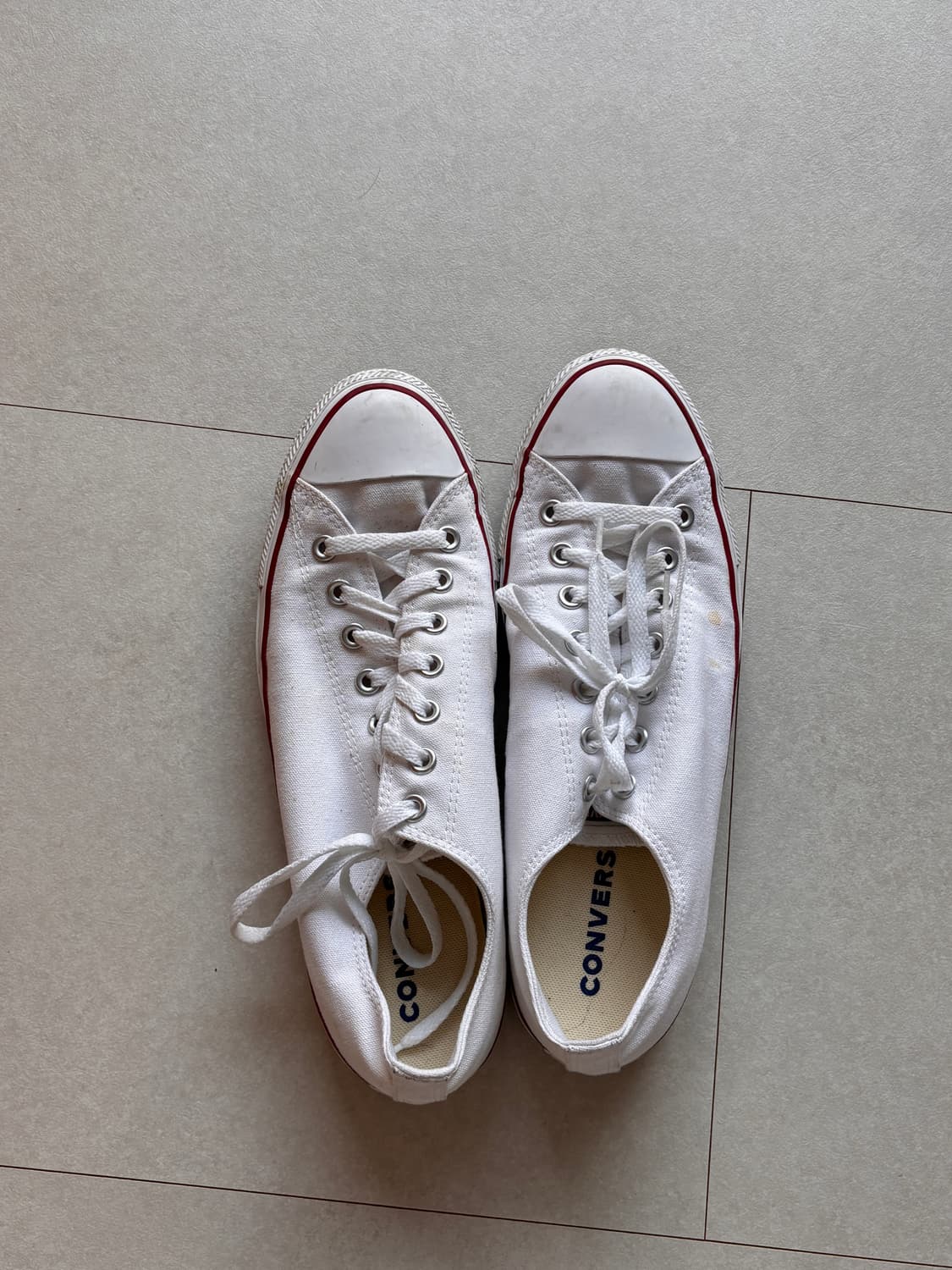 뉴욕 스트릿 감성, 자연 에이징 화이트 올스타 로우 - 화이트 290 상품이미지3