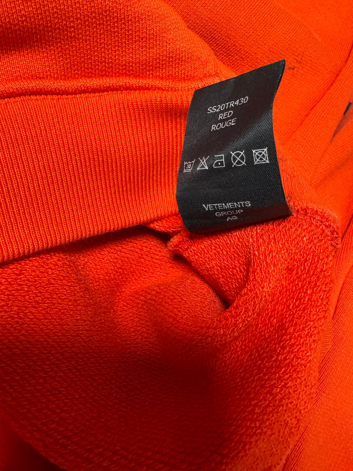 베트멍 20aw 후드 레드 상품이미지8