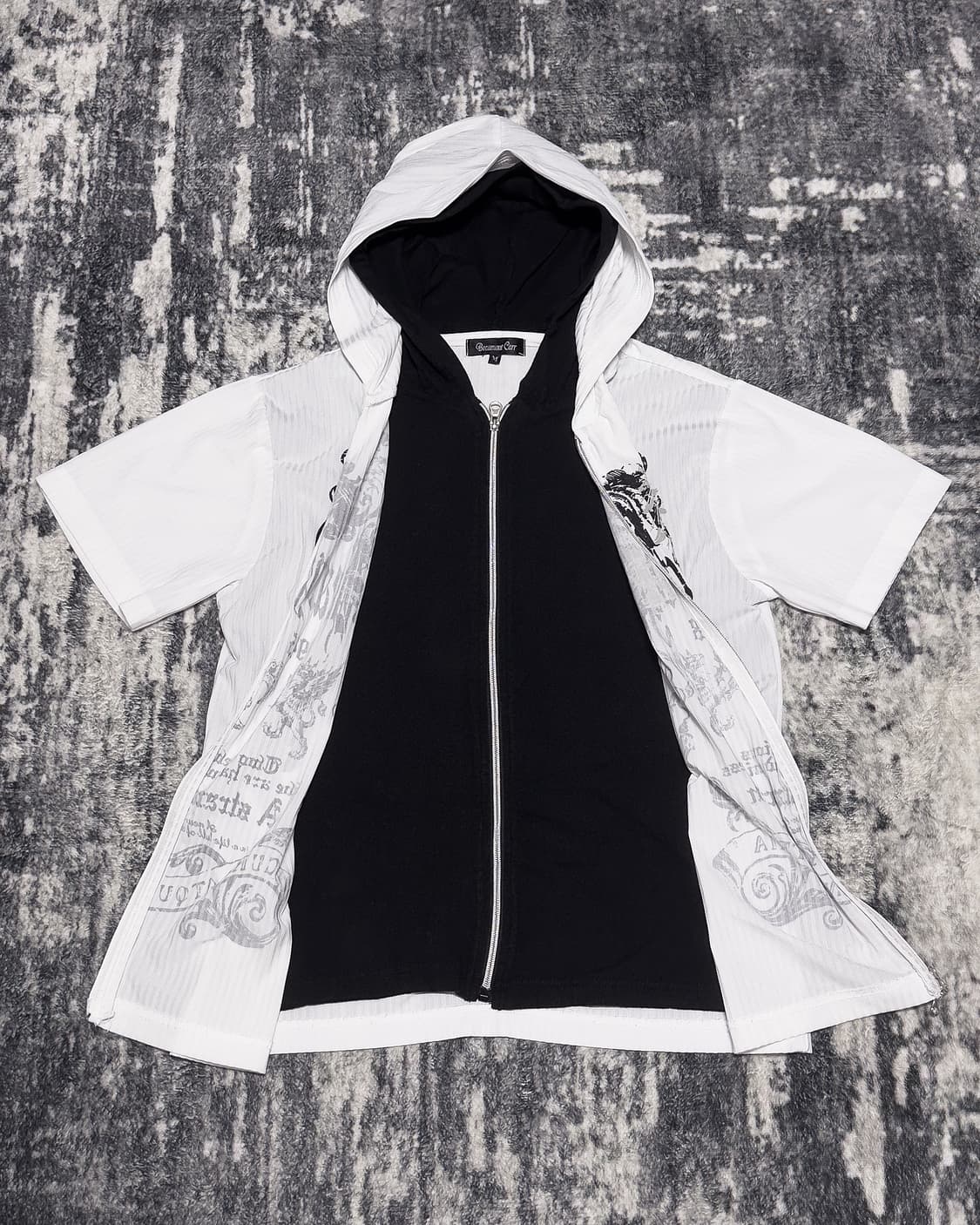 {Beaumont Carr} Graphic Layered Hoodie   상품이미지4