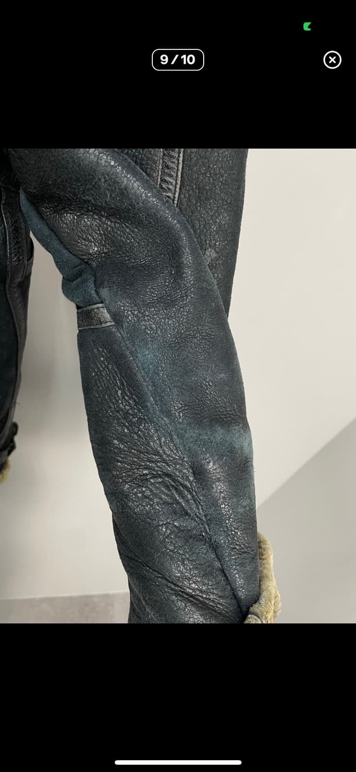 빈티지 양털 가죽 무스탕 자켓 A3197 상품이미지9