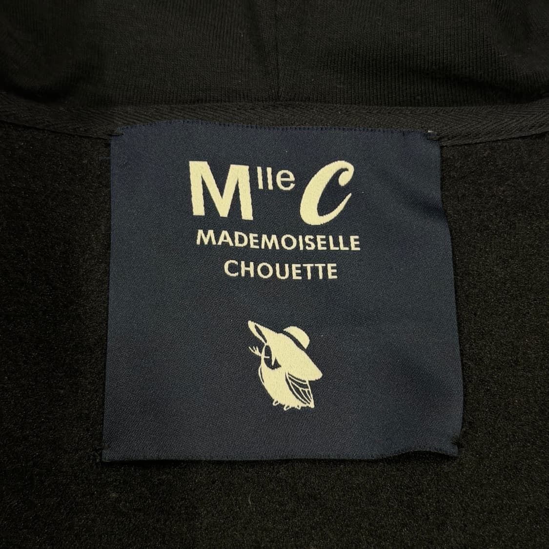 럭키슈에뜨 플리츠 롱 기모 후드집업 자켓 블랙 상품이미지5