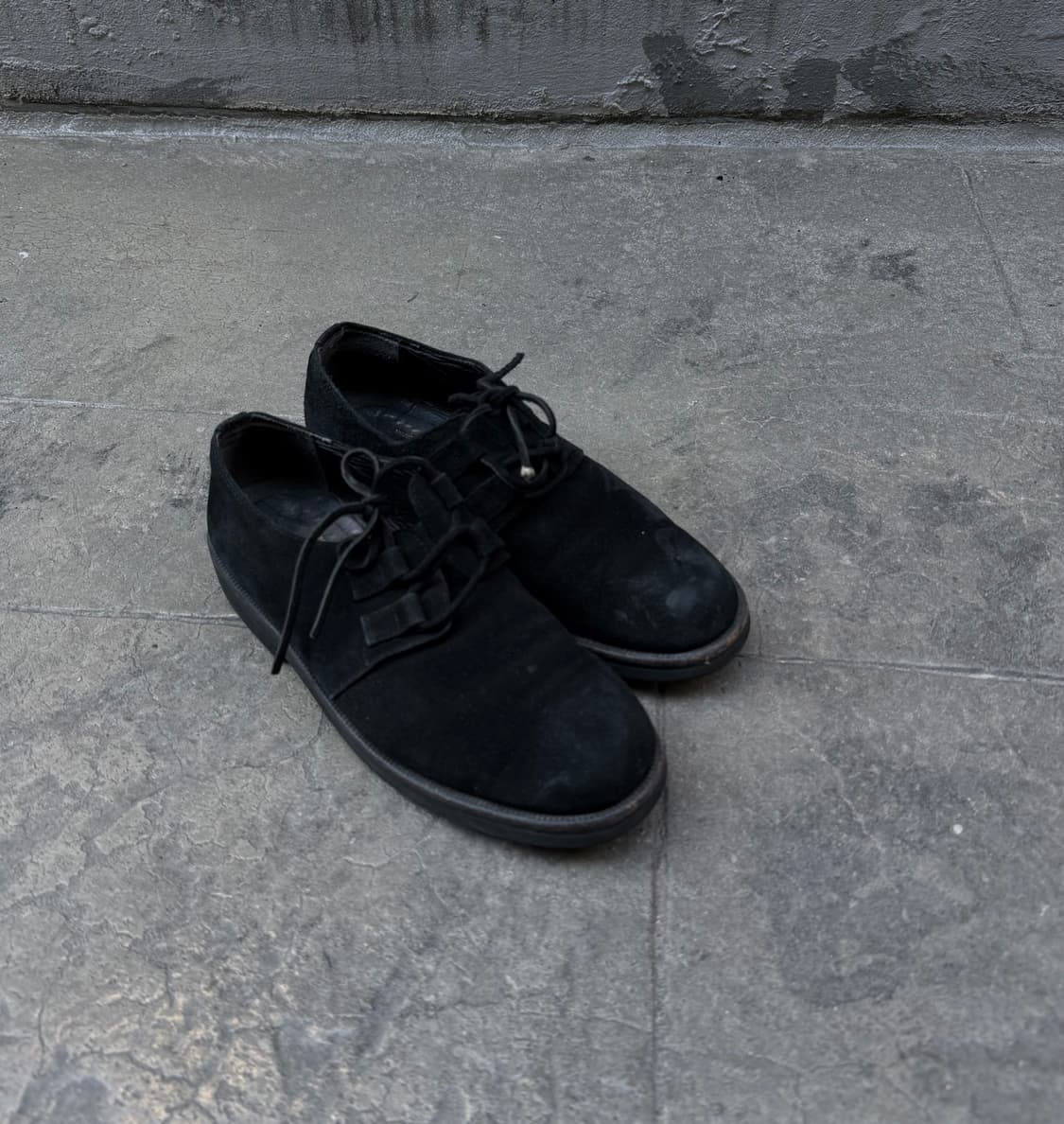 꼼데가르송 옴므 밀리터리 스웨이드 더비 슈즈 상품이미지1