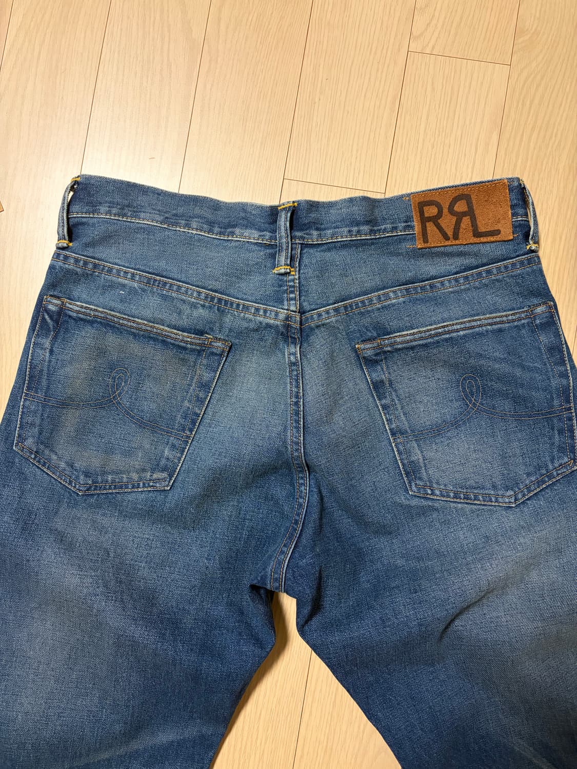 [새제품, 32x32] rrl 그랜드폴스 빈티지 5포켓 빈파포 상품이미지2