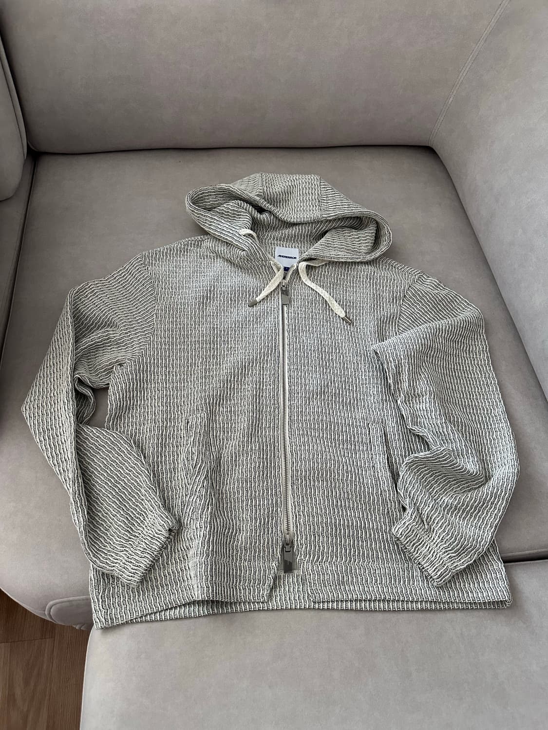 아더에러 루넬 후디집업 프로덕트 30 오프 화이트 L 상품이미지2