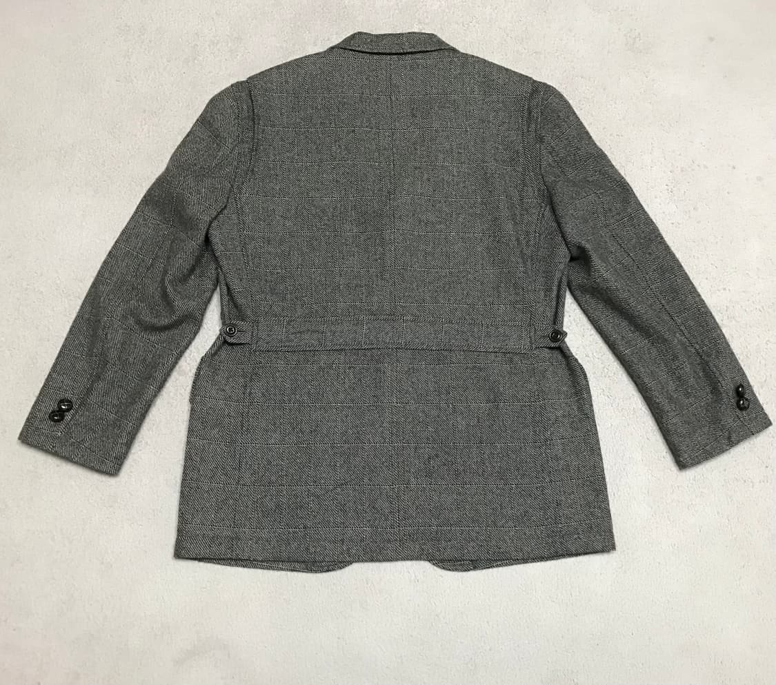 골든베어 헤링본 모직 자켓 M 상품이미지6