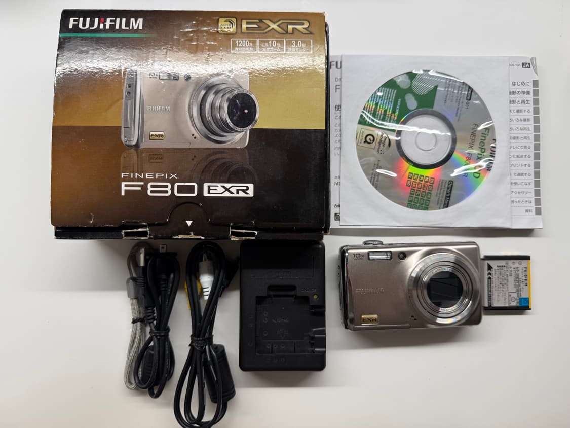 후지필름 FinePix F80EXR 디지털 카메라 풀박 상품이미지1