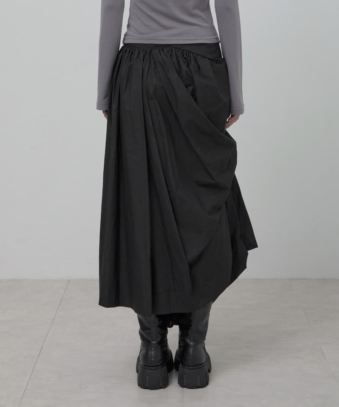 Flareup 플레어업 드레이프 레이어드 스커트 상품이미지4