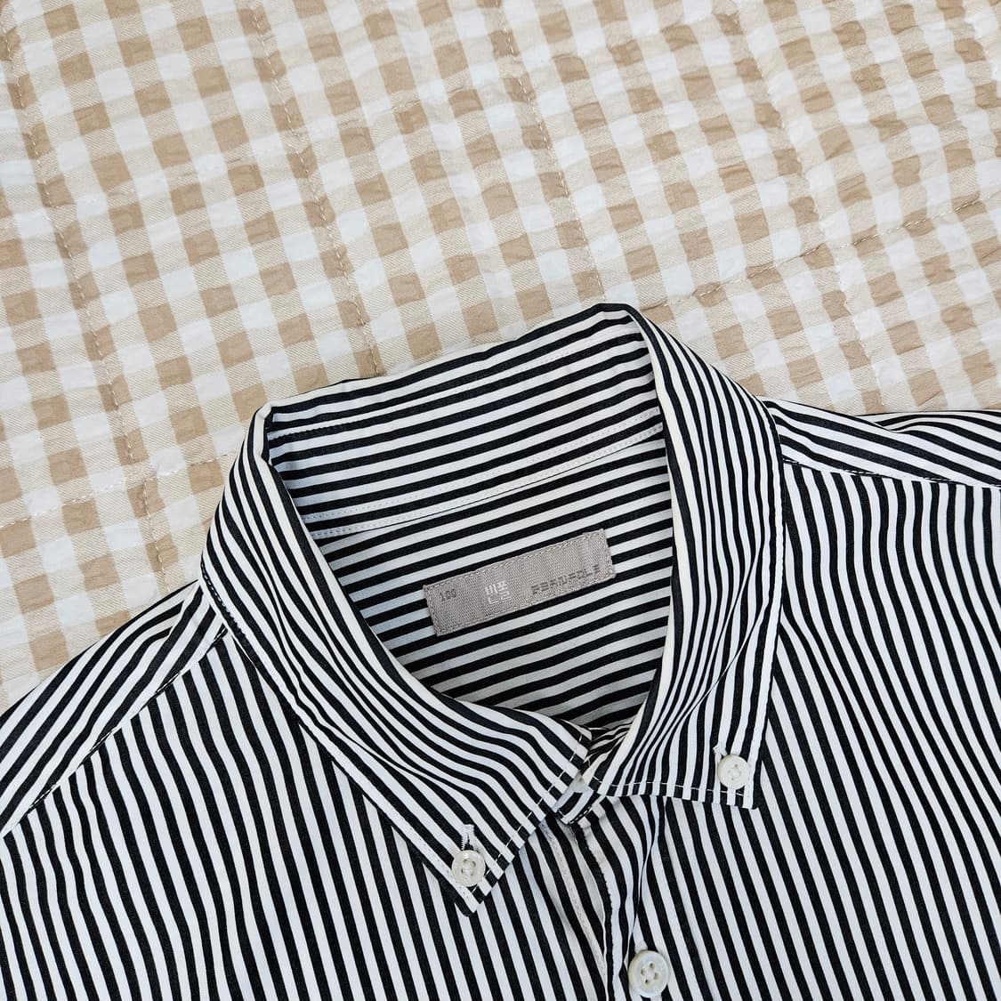 빈폴 스트라이프 긴소매 셔츠 남자100 상품이미지2