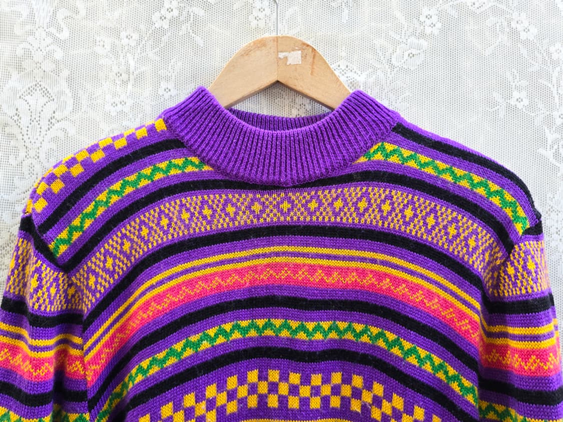 빈티지 멀티컬러  니트  상품이미지2