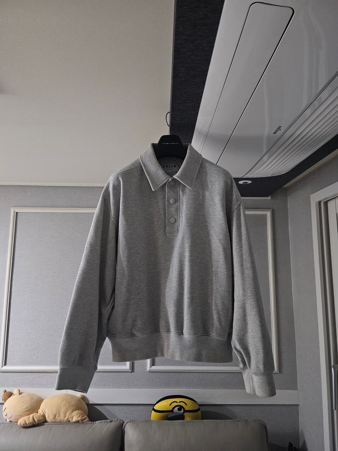 [거의 새것] 솔리드옴므 카라 폴로 니트 스웻 맨투맨 티셔츠 48 상품이미지1