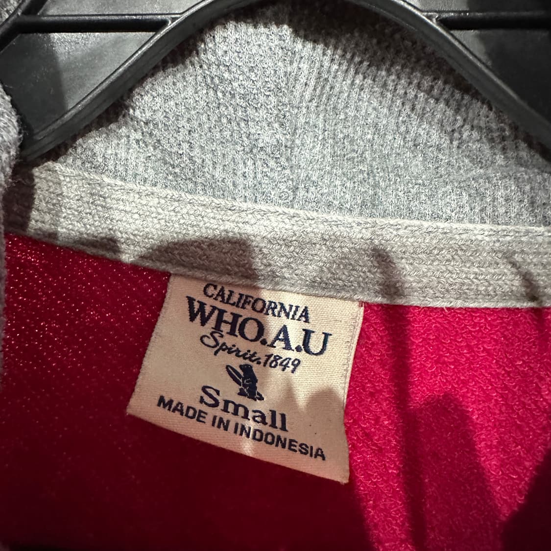 후아유 핑크 후드집업 여성S 상품이미지3