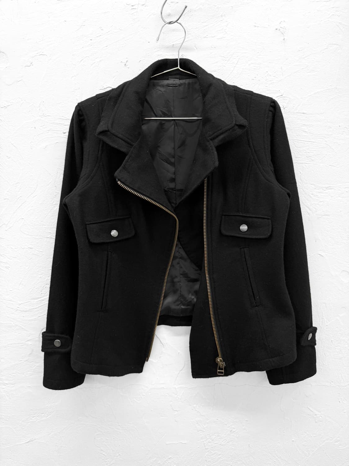 intellection 울 집업 자켓 상품이미지5