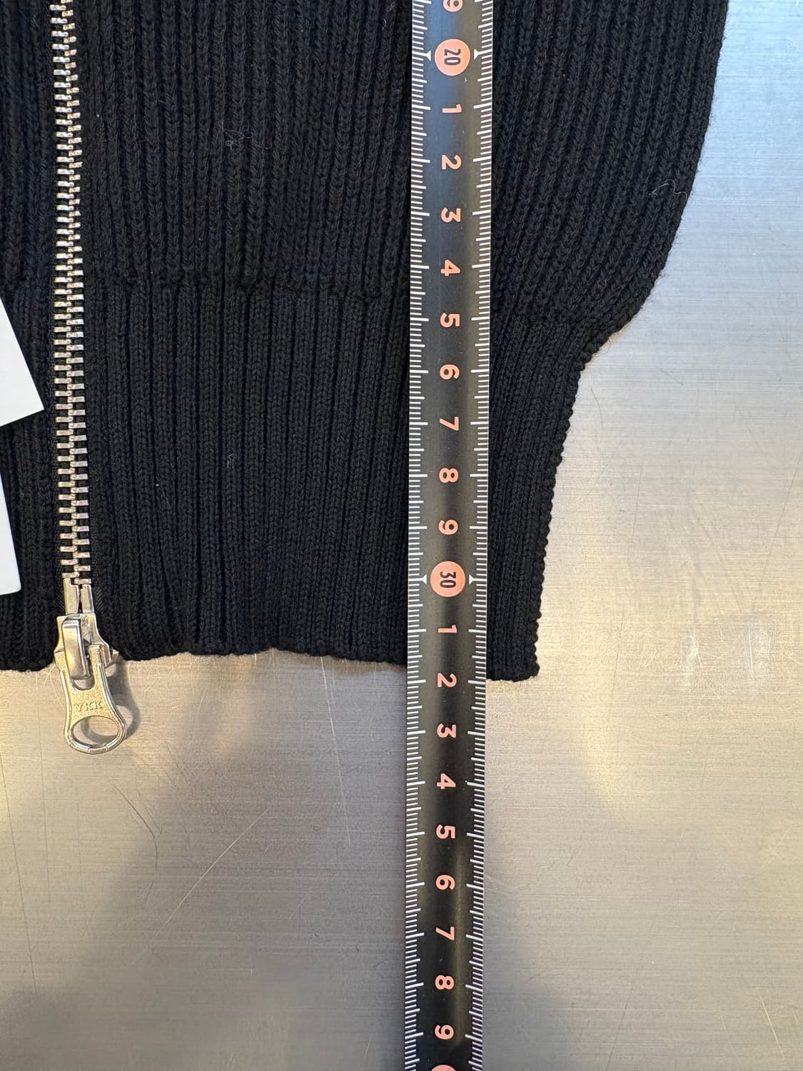 엠엠식스 립 하프집 니트 워머 상품이미지10