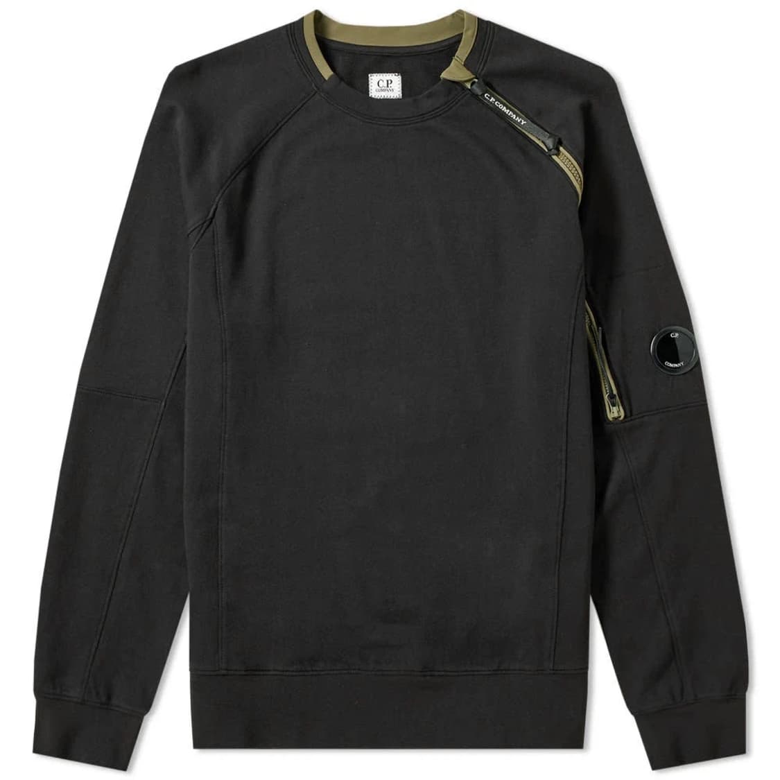  C.P. 컴퍼니 아티큘레이티드 집 암 렌즈 크루 스웨트 상품이미지1